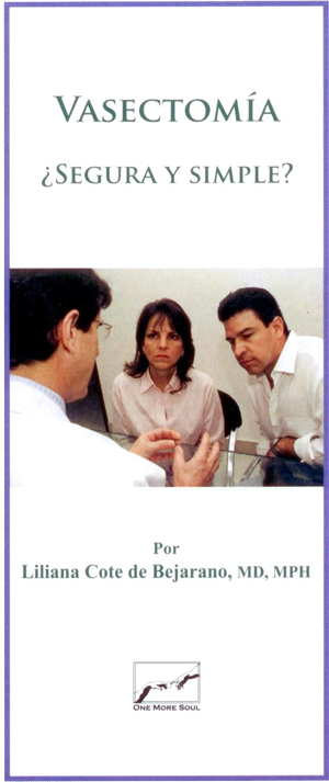 La vasectomí­­a ¿segura y simple?
Aunque la comunidad médica y la mayorí­a de los defensores de la planificación de la familia consideran la vasectomí­a como un procedimiento seguro y sencillo, este folleto ofrece una revisión de la investigación actual sobre la vasectomí­­a que indica el procedimiento tiene una serie de complicaciones a corto y largo plazo y no es una opción saludable.